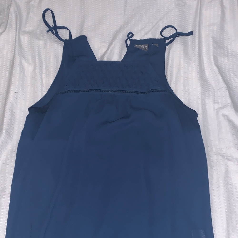 Navy blue halter top